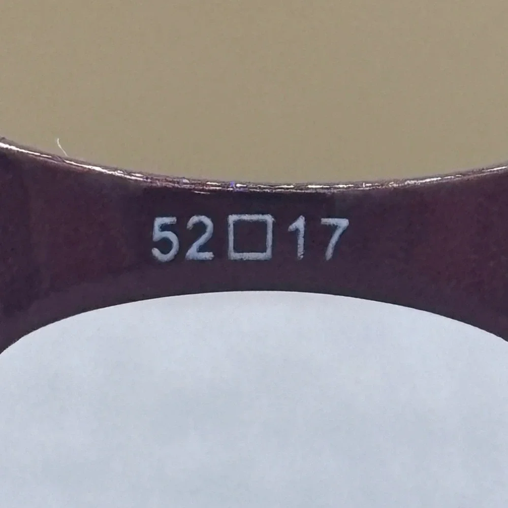 Savvy 387 BU Burgundy Pink Rectangle Stainless Steel Eyeglass Frames 52-17-135